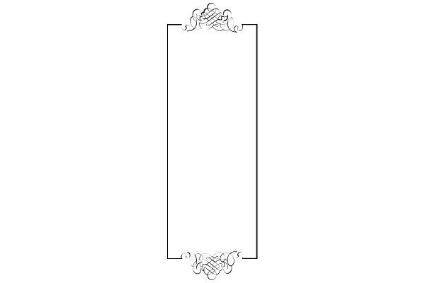 Ornate Vintage Frame with Flourish Design