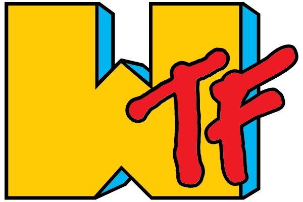 Colorful, Stylized 'WTF' Graphic