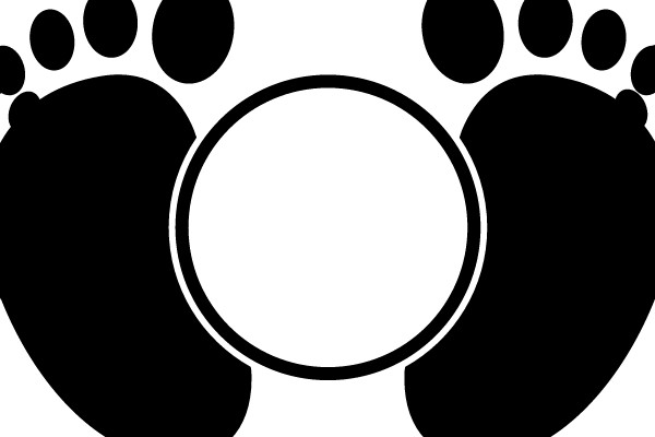 Footprints and a Circle