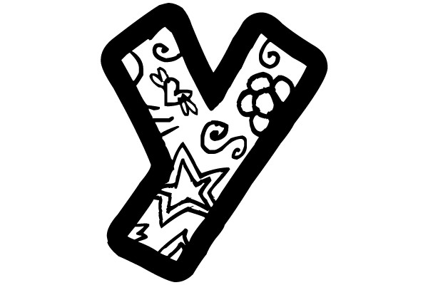 Decorative Letter Y