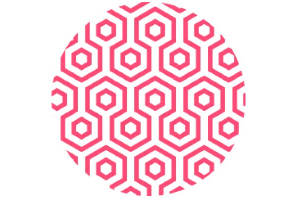Vibrant Pink Geometric Pattern