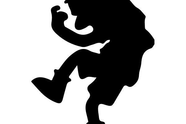 Silhouette of a Diver
