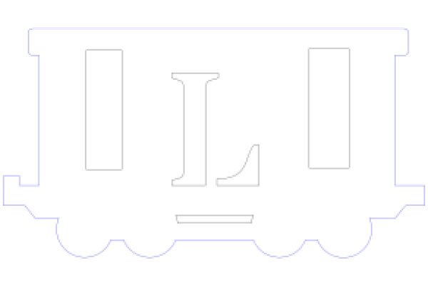 Stylized Letter 'L' in a Square Frame