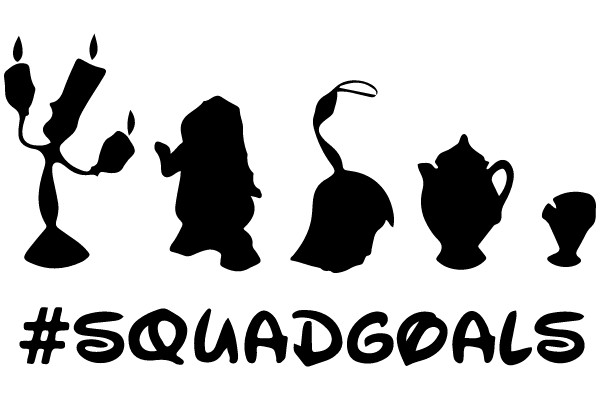#SQUADGOALS: Enchanted Friends Silhouettes