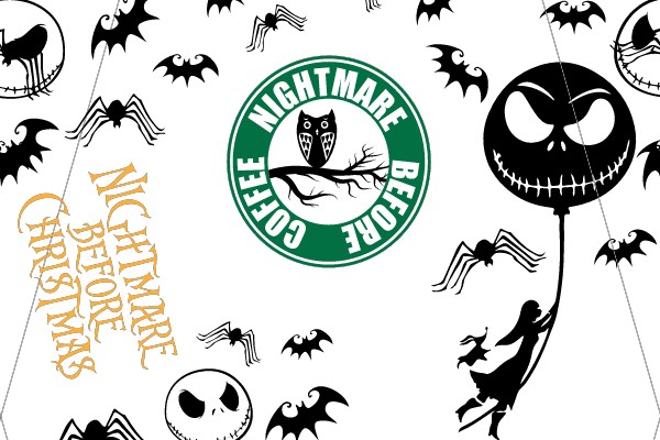 Spooky Celebration: A Nightmare Before Christmas Coffee Cup