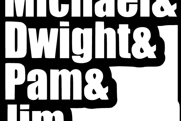 Michael, Dwight, Pam, Jim!