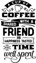 A Cup of Coffee Shared with a Friend: Happiness Tasted and Time Well Spent