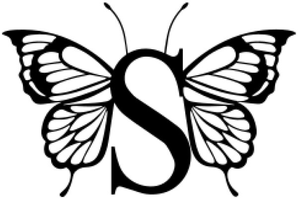 Stylized Butterfly Logo with Letter 'S'