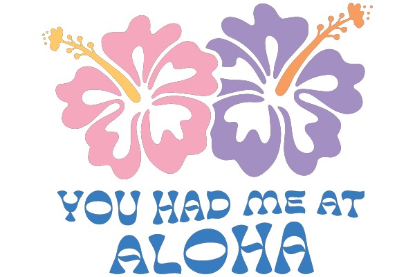 Boho Summer Aloha Hibiscus Design