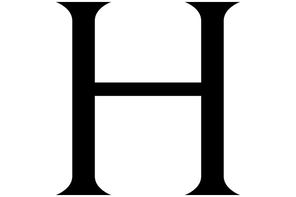 Bold Typography: The Power of the Letter 'H'