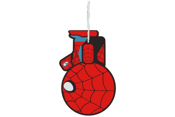 Spider-Man's Red and Blue Helmet