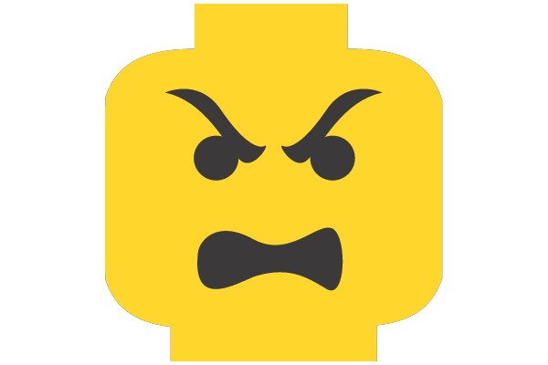 Angry LEGO Face