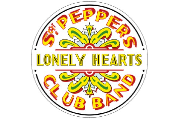 Vintage Sign for 'Sgt. Pepper's Lonely Hearts Club Band'