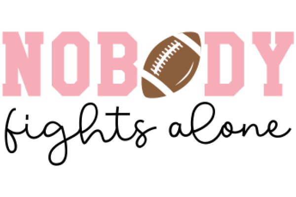 A Pink and White Logo for a Football-themed Brand or Organization