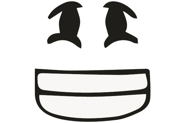 An Expression of Contentment: A Close-Up of a Smiling Face