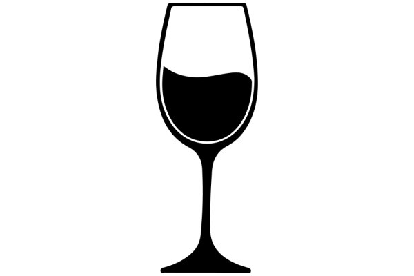 Simplistic Wine Glass Icon