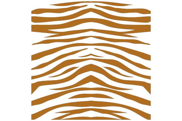 Orange and White Striped Pattern