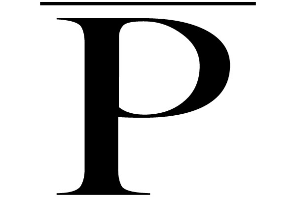 Bold Black Letter P