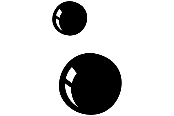Two Black Spheres