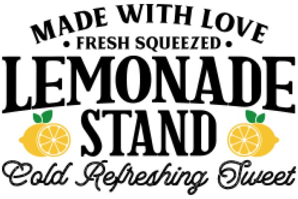 Made with Love: Fresh Squeezed Lemonade Stand - Cold Refreshing Sweet