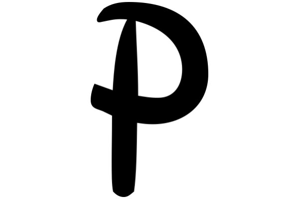 Simplistic Logo of a Letter 'P'