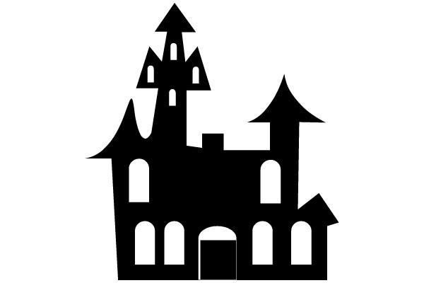 Halloween Castle Silhouette