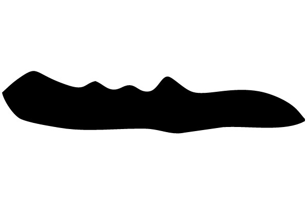 Abstract Black Shapes.