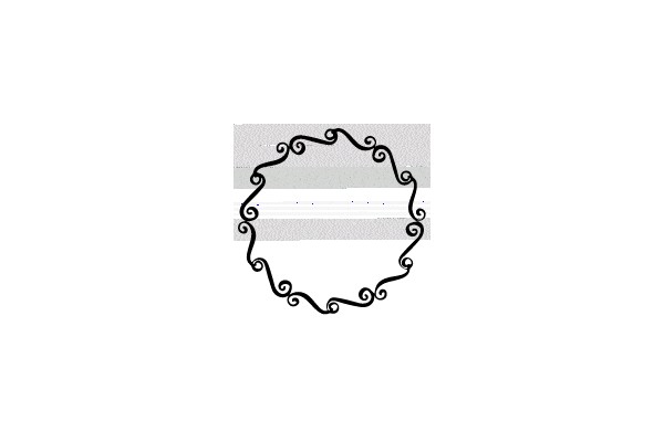 Ornate Black Scrollwork Frame