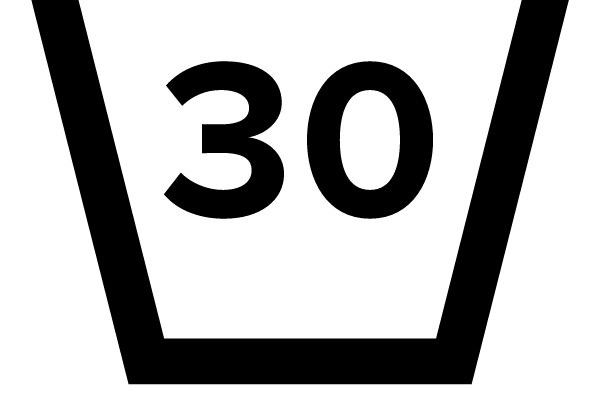 30 Minute Wash Symbol