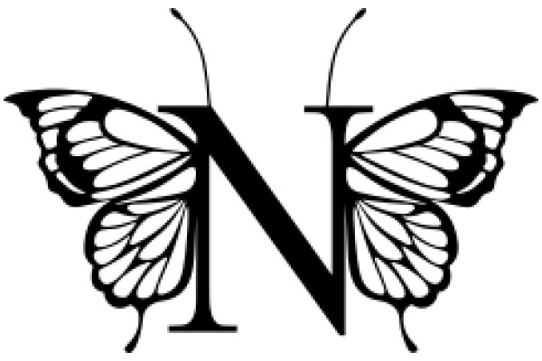 Monogrammed Butterfly Logo: A Symbol of Transformation and Beauty