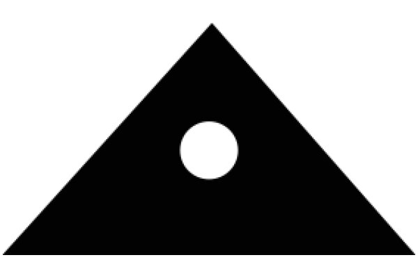 A Solid Black Square with a Hole in the Top Left Corner