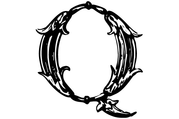 Fishes Surrounding a Circular Outline.