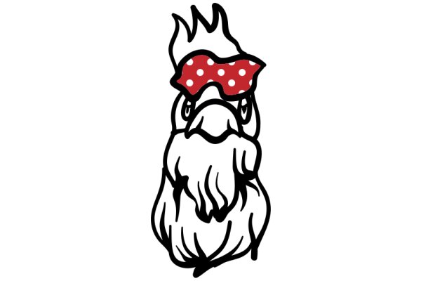 A Whimsical Chicken with a Playful Twist