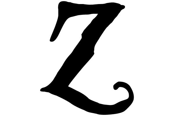 The Z in Gothic Font