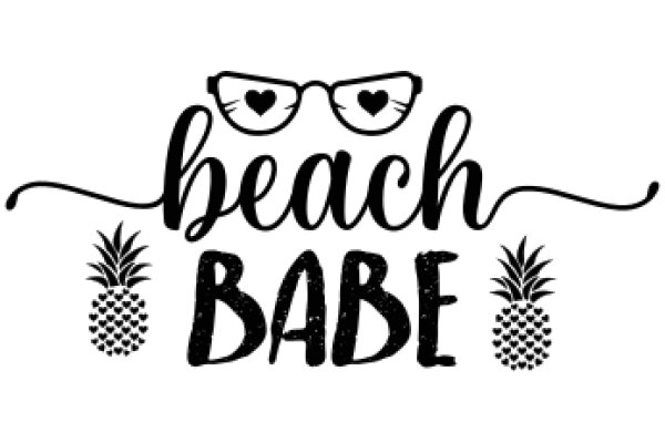 Beach Babe: A Playful Tribute to Summer Fun