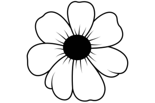 Simplistic Flower Illustration