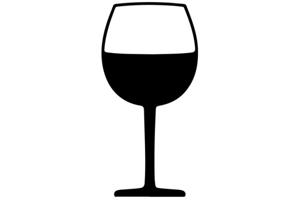 Simplistic Wine Glass Icon