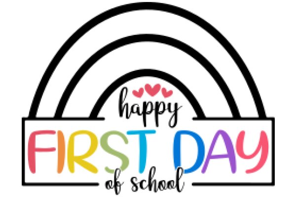 Celebrating the First Day of School with a Rainbow of Colors and a Heartfelt Message