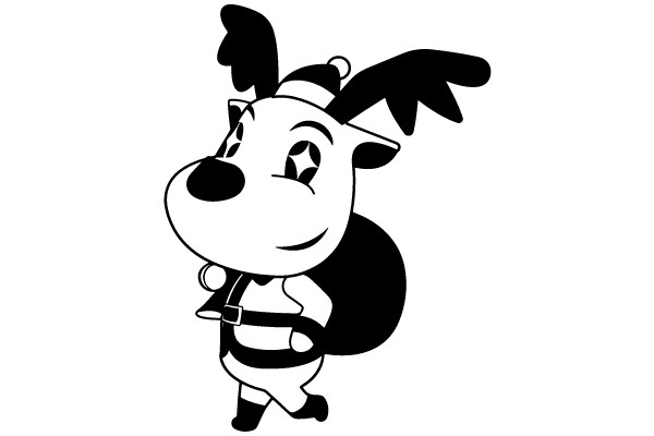 Santa Reindeer Clipart