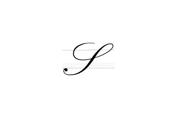 Gothic Script 'P'