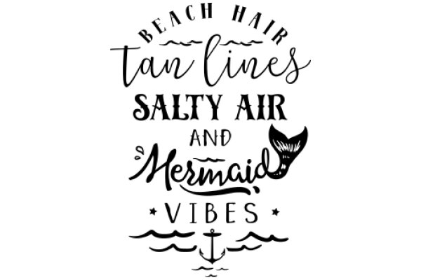 Beach Hair, Tan Lines, Salt Air, and Hermaid Vibes: A Sign for a Coastal Aesthetic