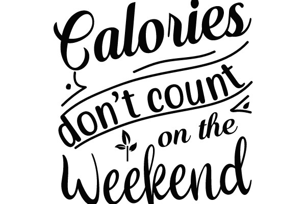 Calories Don't Count on the Weekend