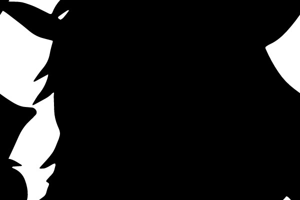 Silhouette of a Mythical Creature