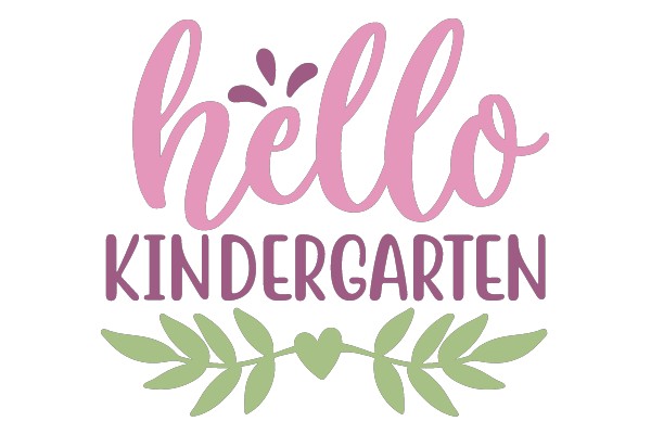 Hello Kindergarten