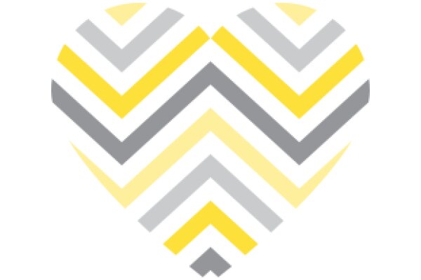 Stylized Heart Design with Geometric Patterns