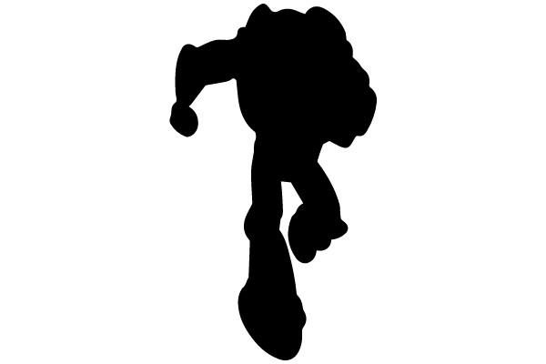 Ink Splatter Silhouette