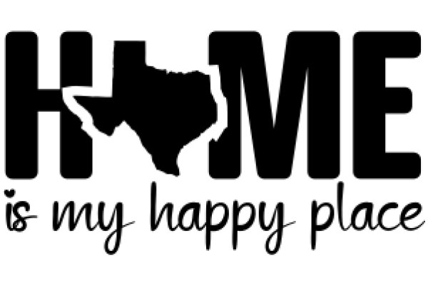 Home is My Happy Place: A Graphic Design of a State's Name and Slogan