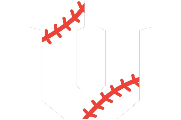 Stitched Baseball 'U'