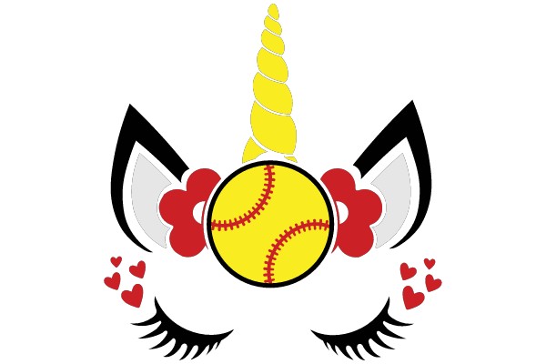Enchanted Softball Unicorn