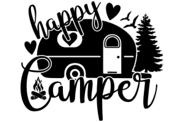 Celebrating the Joy of Camping: ACamper Van with a Door, a Heart, and a Campfire